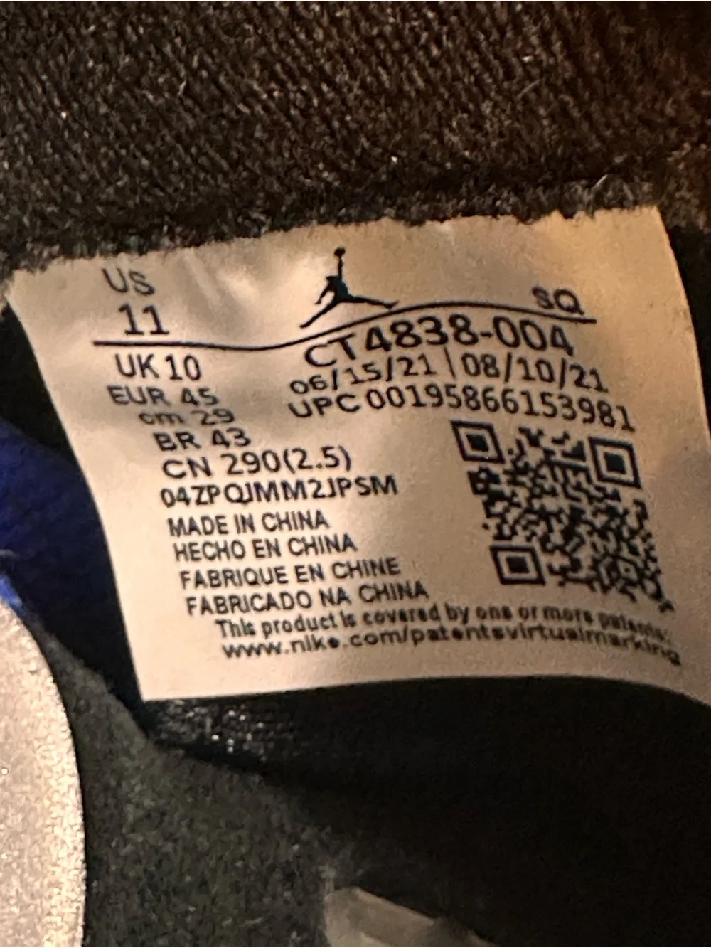Size 11 - Jordan 5 Retro Racer Blue 2022 CT4838-004